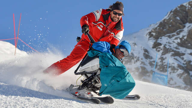 Handi ski avec l'esf