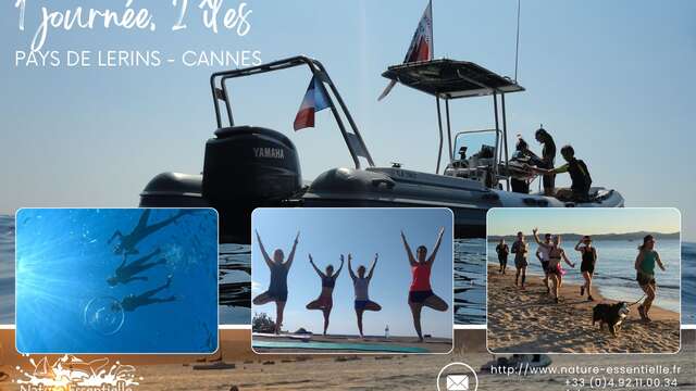 ️ Journée “2 îles” – Snorkeling et découverte de la Côte d’Azur