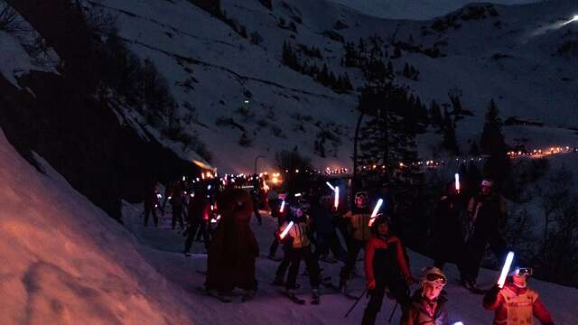 Charity torchlight descent - Les p'tits flambeaux