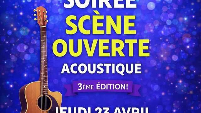 Soirée scène ouverte acoustique