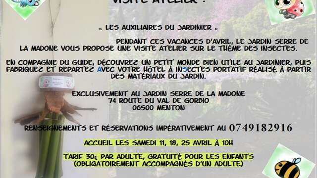 Besuch eines Workshops: Meine Helfer des Gärtners