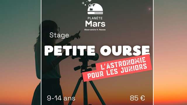Stage Petite Ourse : l'astronomie pour les juniors
