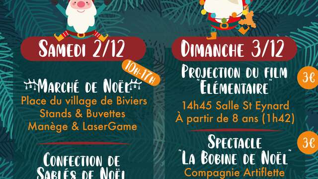 Marché de Noel & Confection de sablés - Biviers