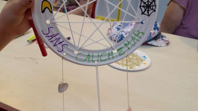 Animation création d'attrape-rêves, spéciale été