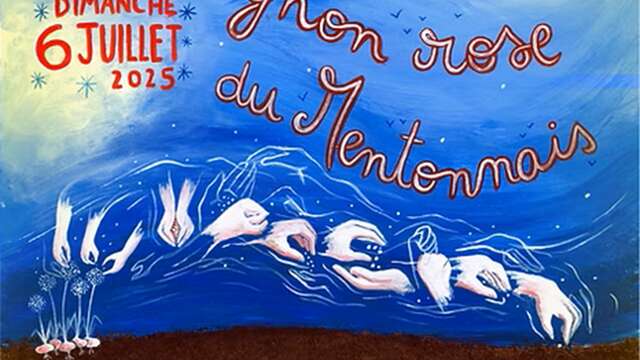 Fest der rosa Zwiebel des Mentonnais
