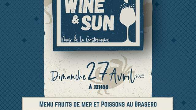 Sea, Sun & Wine' meal - Rhonéa Cave de Rasteau