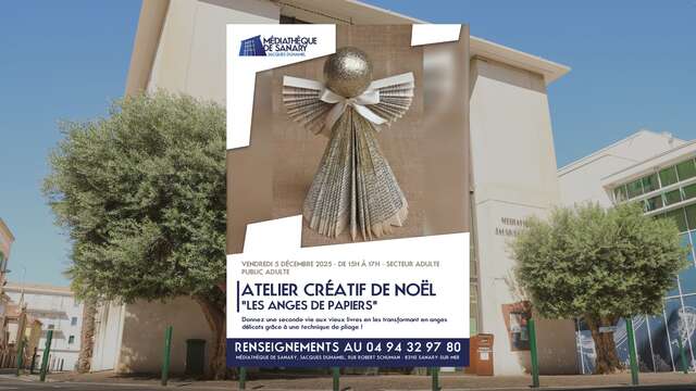 Atelier créatif de noël : 'Les anges de papiers"