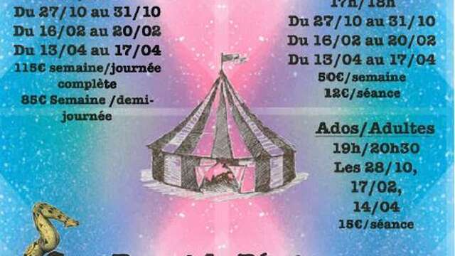 Stage de cirque enfants