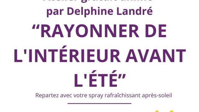 Atelier "Rayonner de l'intérieur avant l'été"