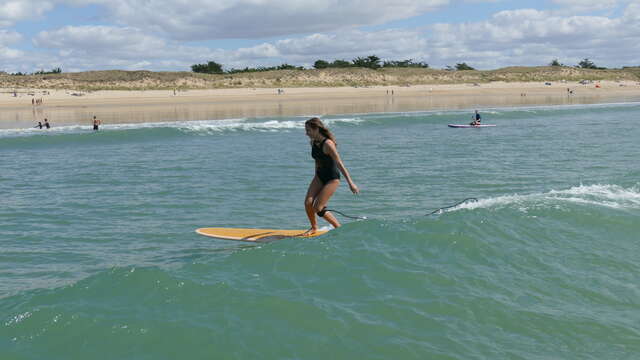 Cours particulier de surf par Papaï paddle