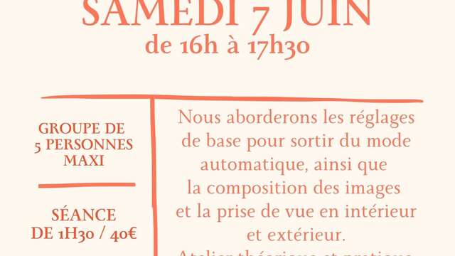 COURS de  PHOTO