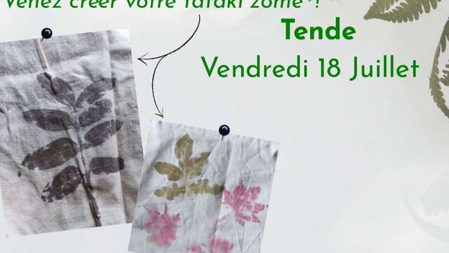 Atelier d'impression végétale