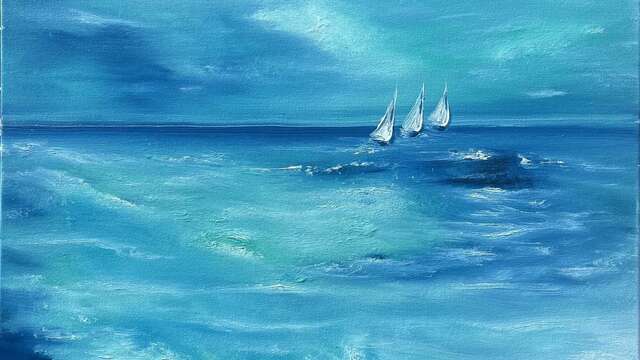 Exposition de peintures de Caroline Couralet