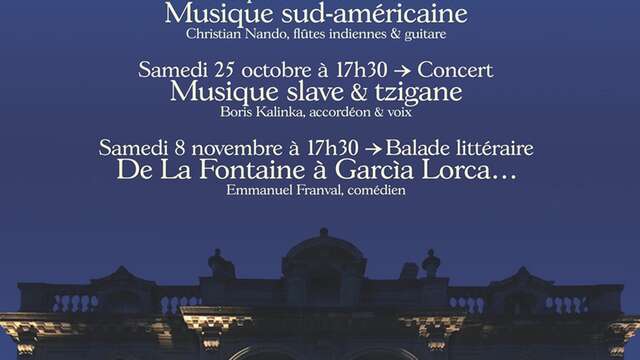 Voyage musical - samedis d'automne au musée Louis Vouland