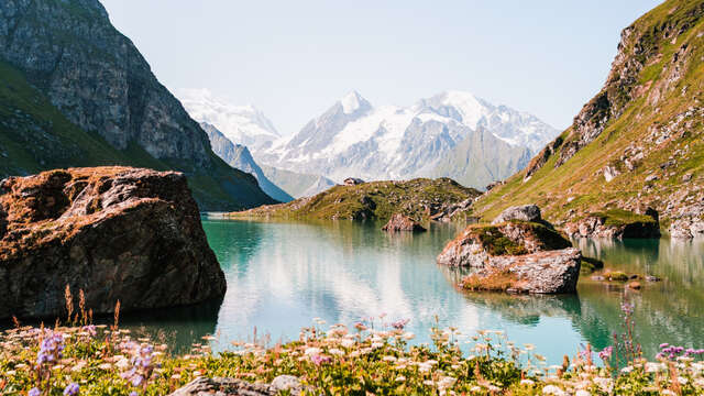 Fishing at the Lac de Louvie