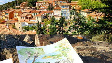 Carnet de voyage dans le village de Bormes les Mimosas
