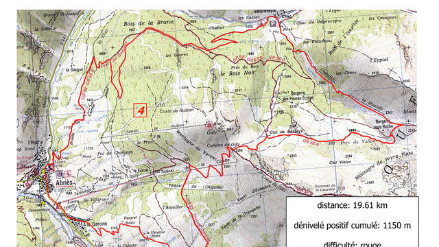 Trail - Boucle de Valpreveyre, Le Tour de Gilly