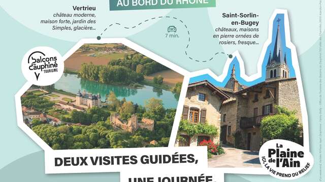 De Vertrieu à St-Sorlin-en-Bugey : un jour, deux visites guidées