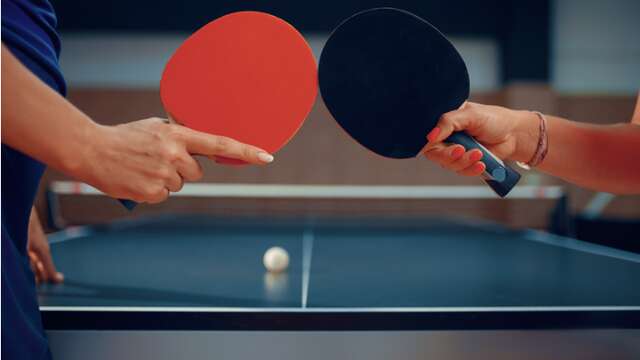 Tournoi amical de ping-pong