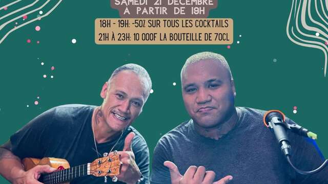 Concert Tahitian Plazza - Café Maeva Grill house & Chill Bar