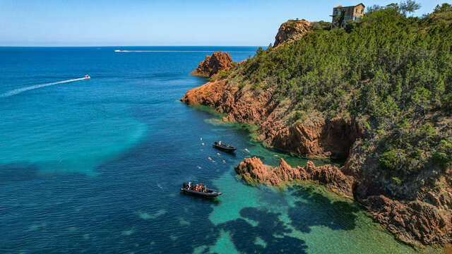 Excursion calanques de l’Estérel - Black Tenders (1h30 ou 2h30)