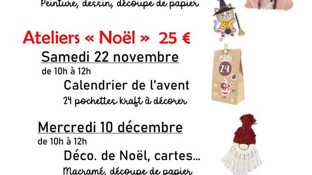 Jeune Public - Atelier créatif de Noël