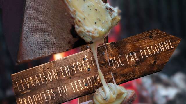 Expérience raclette en forêt