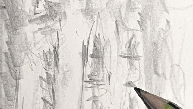 Croquis dans les rues d'Aix-en-Provence