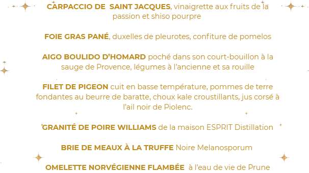 Réveillon du 31 décembre au Comptoir de la Mère Germaine