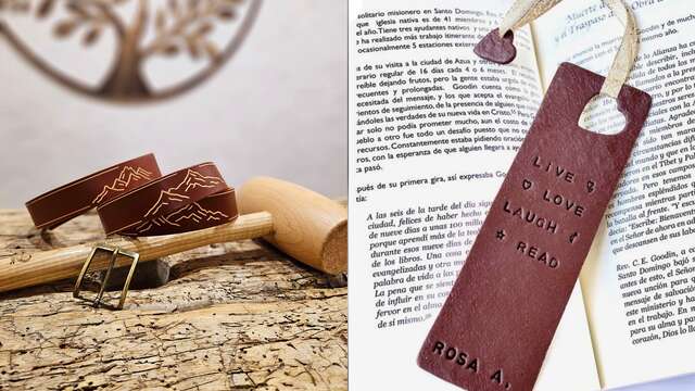 Atelier création d'un marque page en cuir - Semaine Famille +