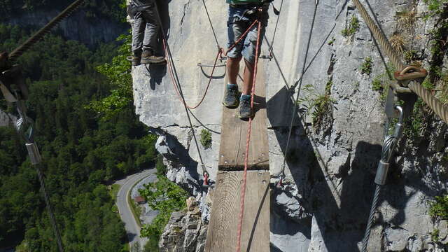Curalla-Klettersteig begleitet mit Evasion Canyoning