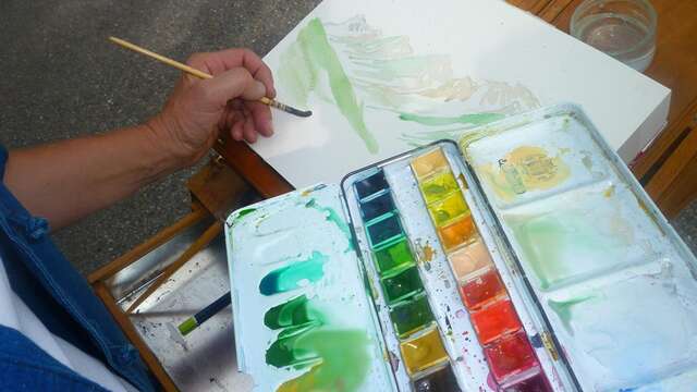 Pleine nature : stage carnet de voyage, croquis et aquarelle