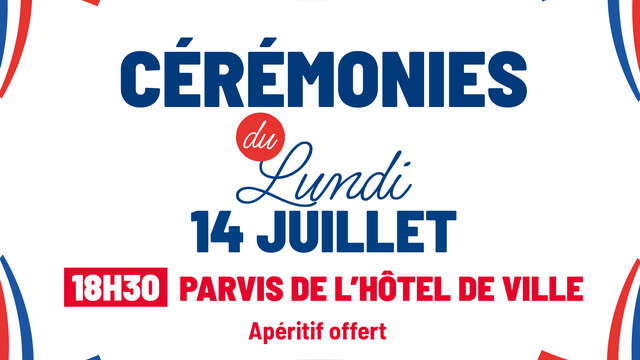 Cérémonie patriotique pour la Fête Nationale