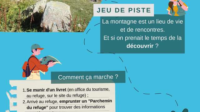 Jeu de piste - par les chemins du refuge de l'alpe de Villar d'Arène