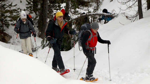 Week-end de Pâques à raquette dans la vallée d'Izoard - Fugues en Montagne