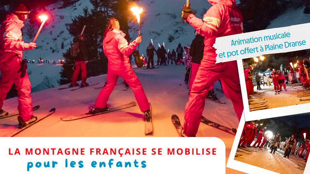 Descente aux flambeaux caritative - Les P'tits Flambeaux