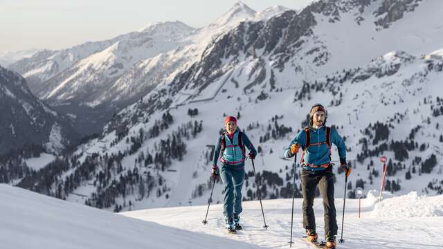 Freerando parc : ski de randonnée à la station Ax 3 Domaines