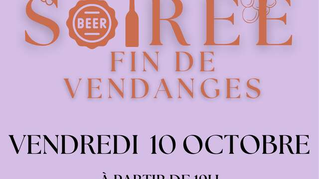 Soirée fin de vendanges - Les Caves des Collines