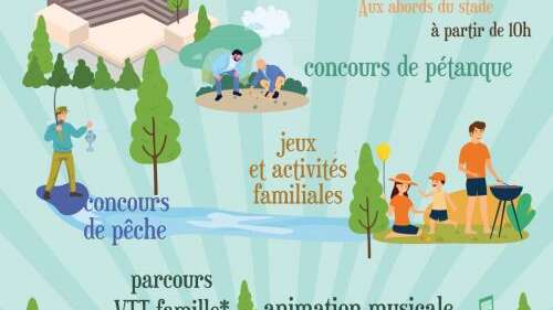 Fête du Tombereau : animations musicales, jeux, concours de pêche