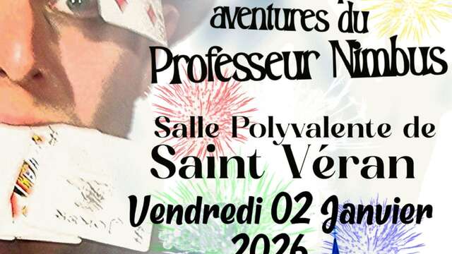 Spectacle de magie "Les trépidantes aventures du Professeur Nimbus"
