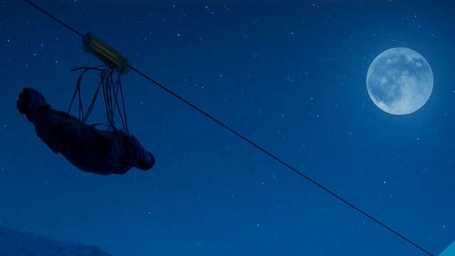 Vol Tyrolienne Nocturne à La Colmiane