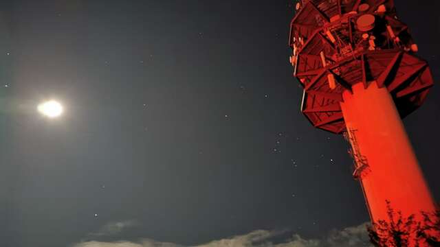 Full Moon Walk in winter at the Salève