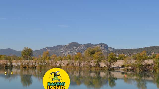 Balade ludique Randoland au lac des Buissonnades à Oraison