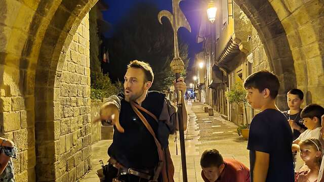 Visite guidée théâtralisée nocturne de Mirepoix