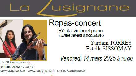 Repas-concert à la Lusignane