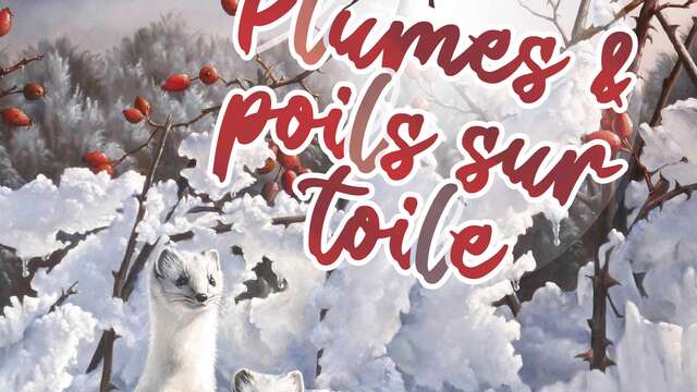 Henri Girin. Plumes et poils sur toile. Peinture animalière.