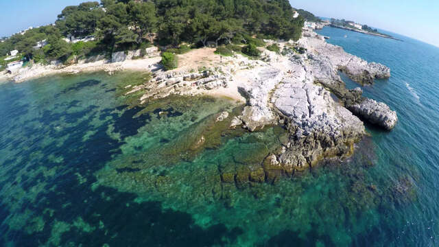 Randonnée subaquatique - palmes, masque, tuba