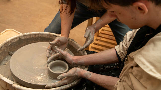 Stage de poterie parent enfant