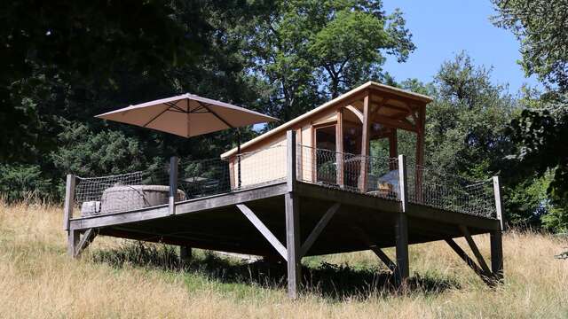 Monchâteau Étoilé, la cabane étoilée avec Spa