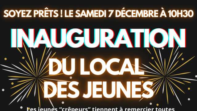 Inauguration du local des jeunes